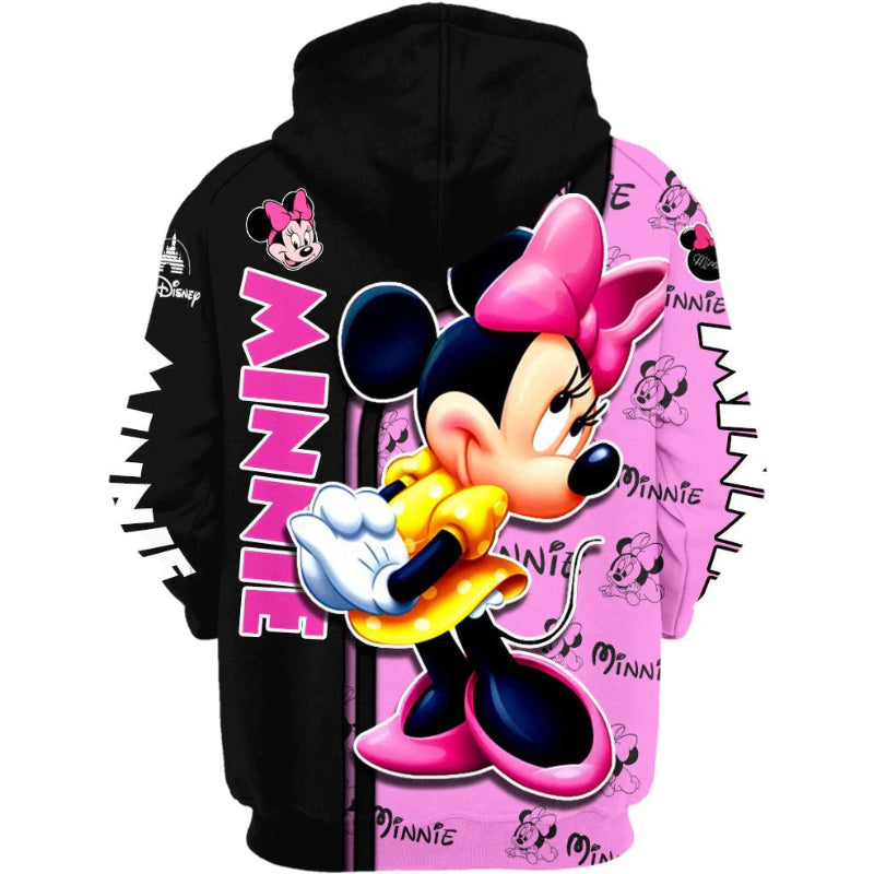 Minnie Mouse Zip Up Hoodie-CALLISTARI