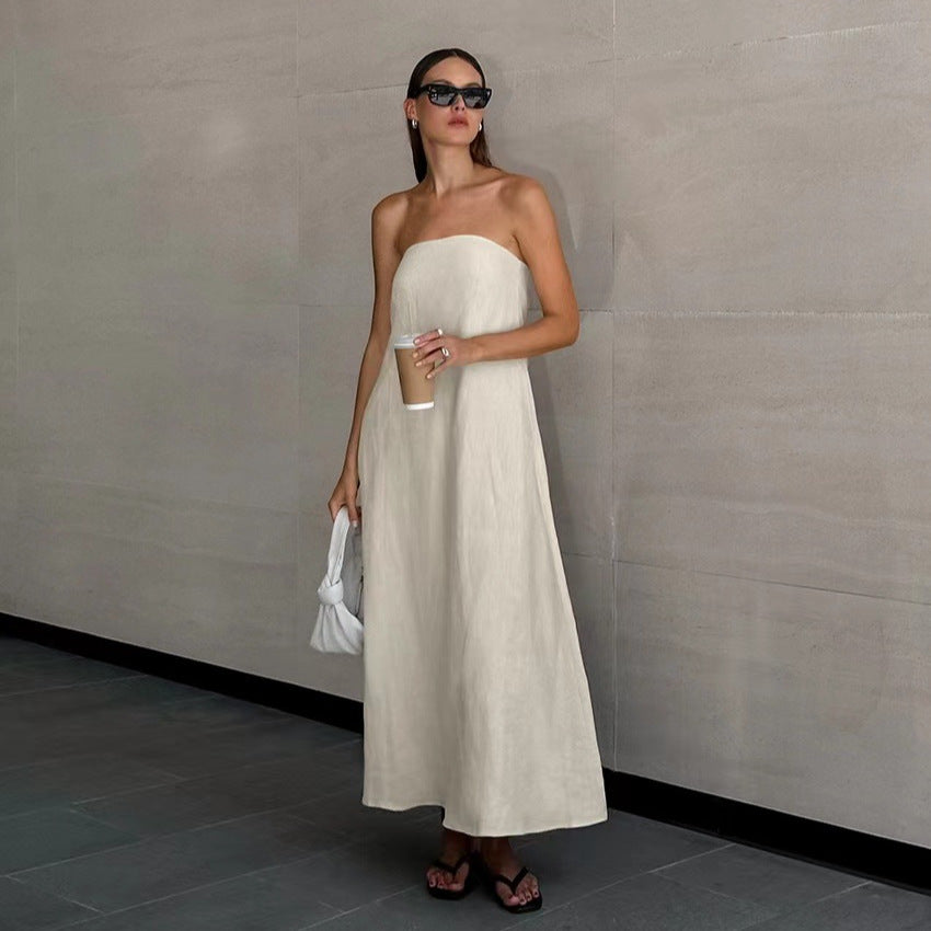 Donnie  Backless Midi Dress-CALLISTARI