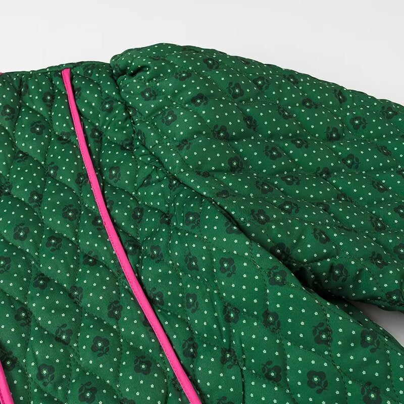 Green Life Pink Bow Jacket-Trafni