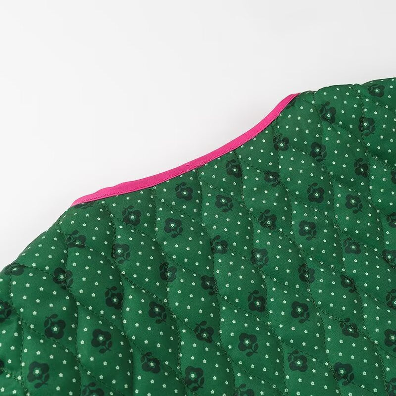 Green Life Pink Bow Jacket-Trafni