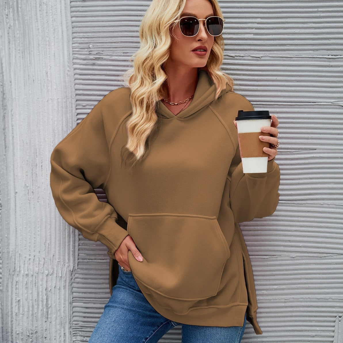 Fashionable Winter Loose Sweater Hoodie-CALLISTARI