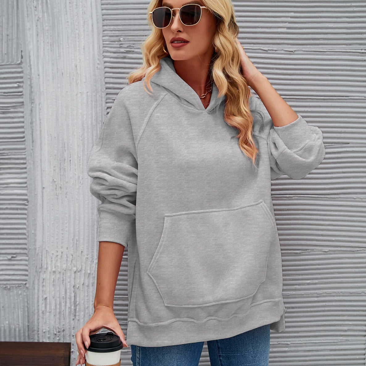 Fashionable Winter Loose Sweater Hoodie-CALLISTARI