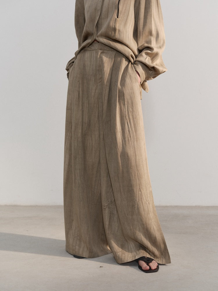 Casual High-Waisted Wide-Leg Pants-CALLISTARI