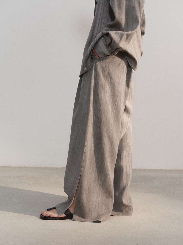 Casual High-Waisted Wide-Leg Pants-CALLISTARI