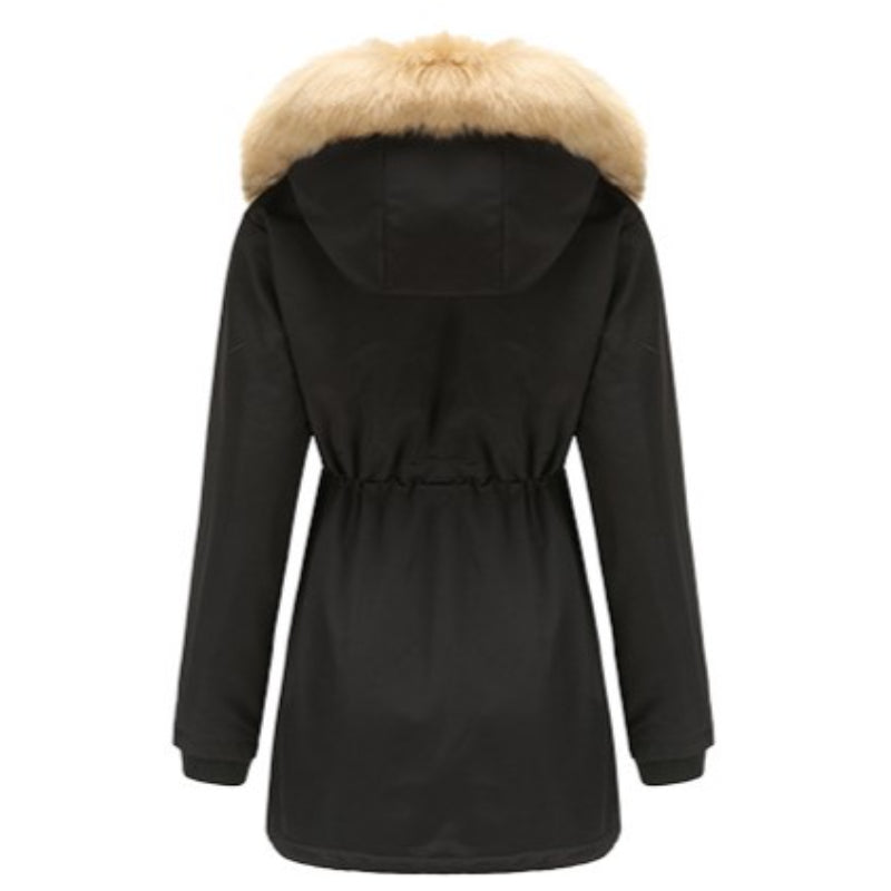 Removable Hat Fleece Padded Coat Parkas-CALLISTARI
