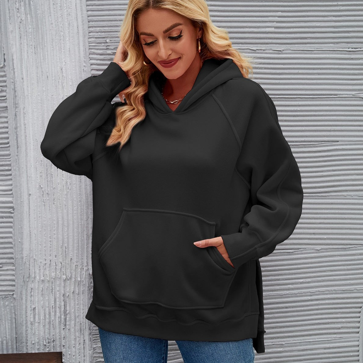 Fashionable Winter Loose Sweater Hoodie-CALLISTARI