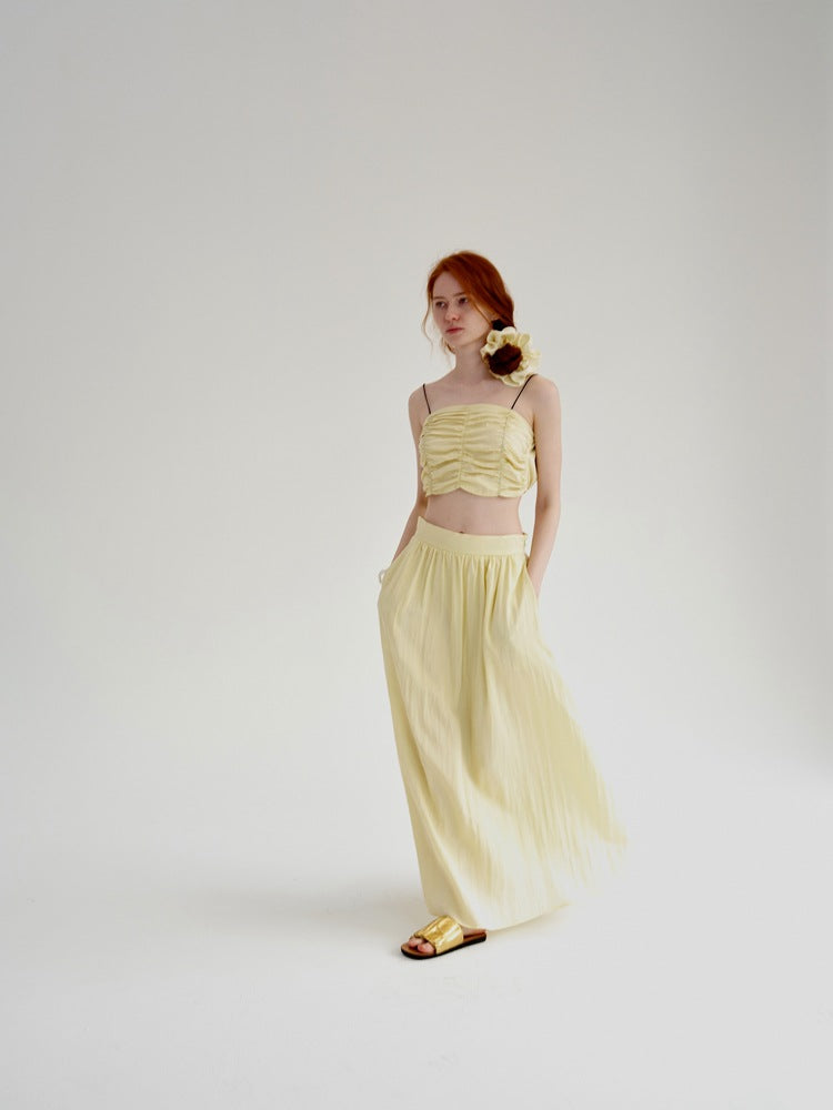 Casual Pleated Skirt-CALLISTARI