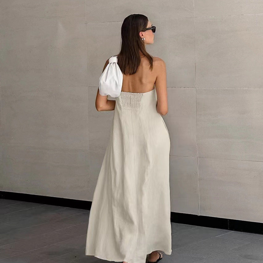Donnie  Backless Midi Dress-CALLISTARI