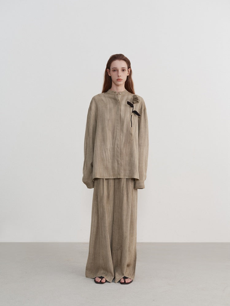 Casual High-Waisted Wide-Leg Pants-CALLISTARI