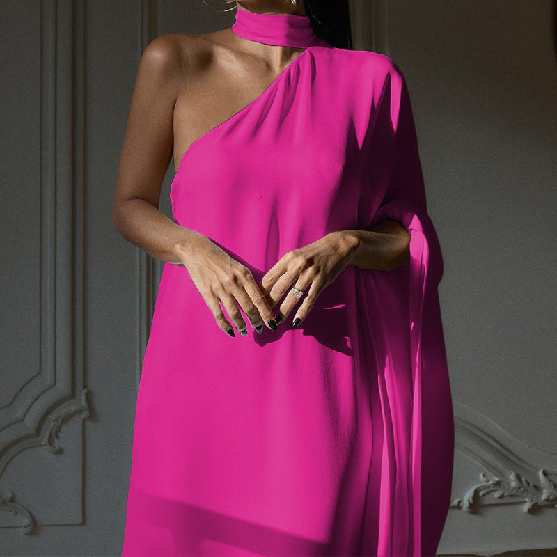 Sienna One-Shoulder Maxi Dress-CALLISTARI