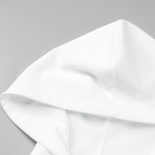 Stylish Cropped Zipper Cardigan Hoodie-CALLISTARI