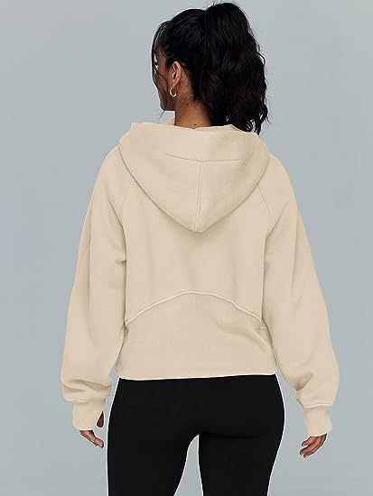 Casual Half Zipper Velvet Sweatshirt Hoodie-CALLISTARI