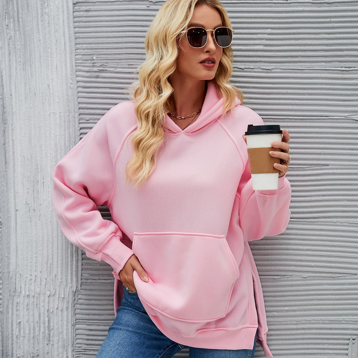 Fashionable Winter Loose Sweater Hoodie-CALLISTARI