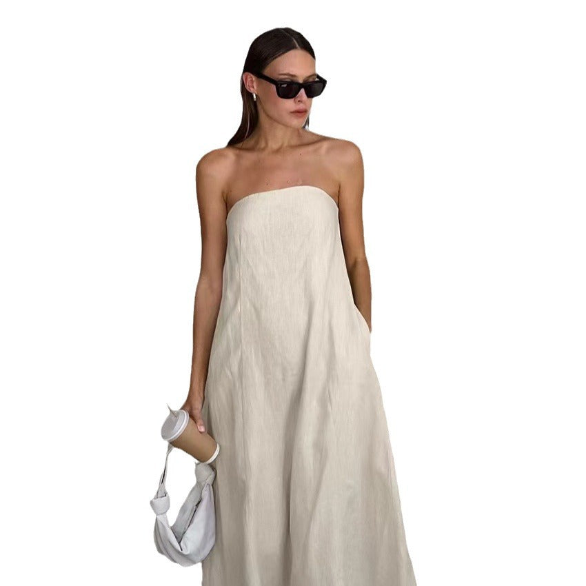 Donnie  Backless Midi Dress-CALLISTARI