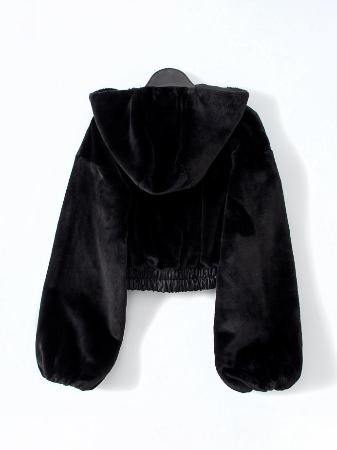 Snug Teddy Hoodie Coat-CALLISTARI