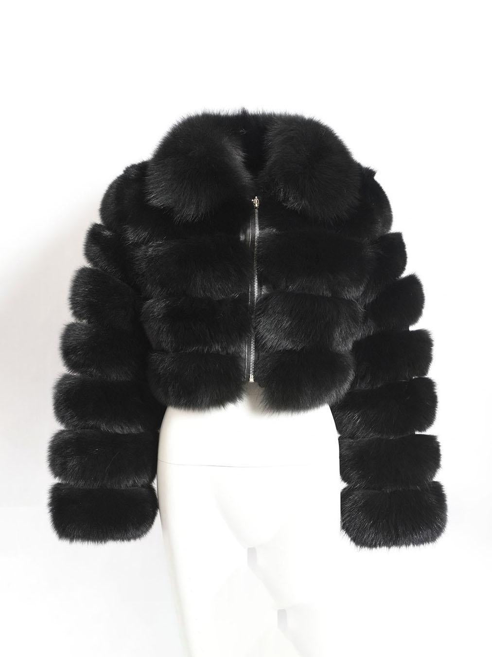 Collar Faux Fur Bubble Coat-CALLISTARI
