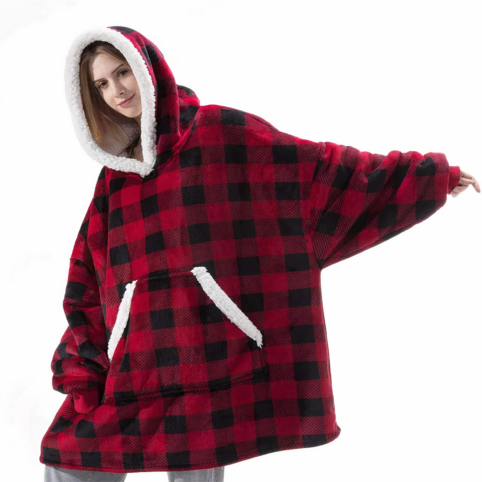 Elisa - Kuschelige Kuscheldecke Hoodie-CALLISTARI