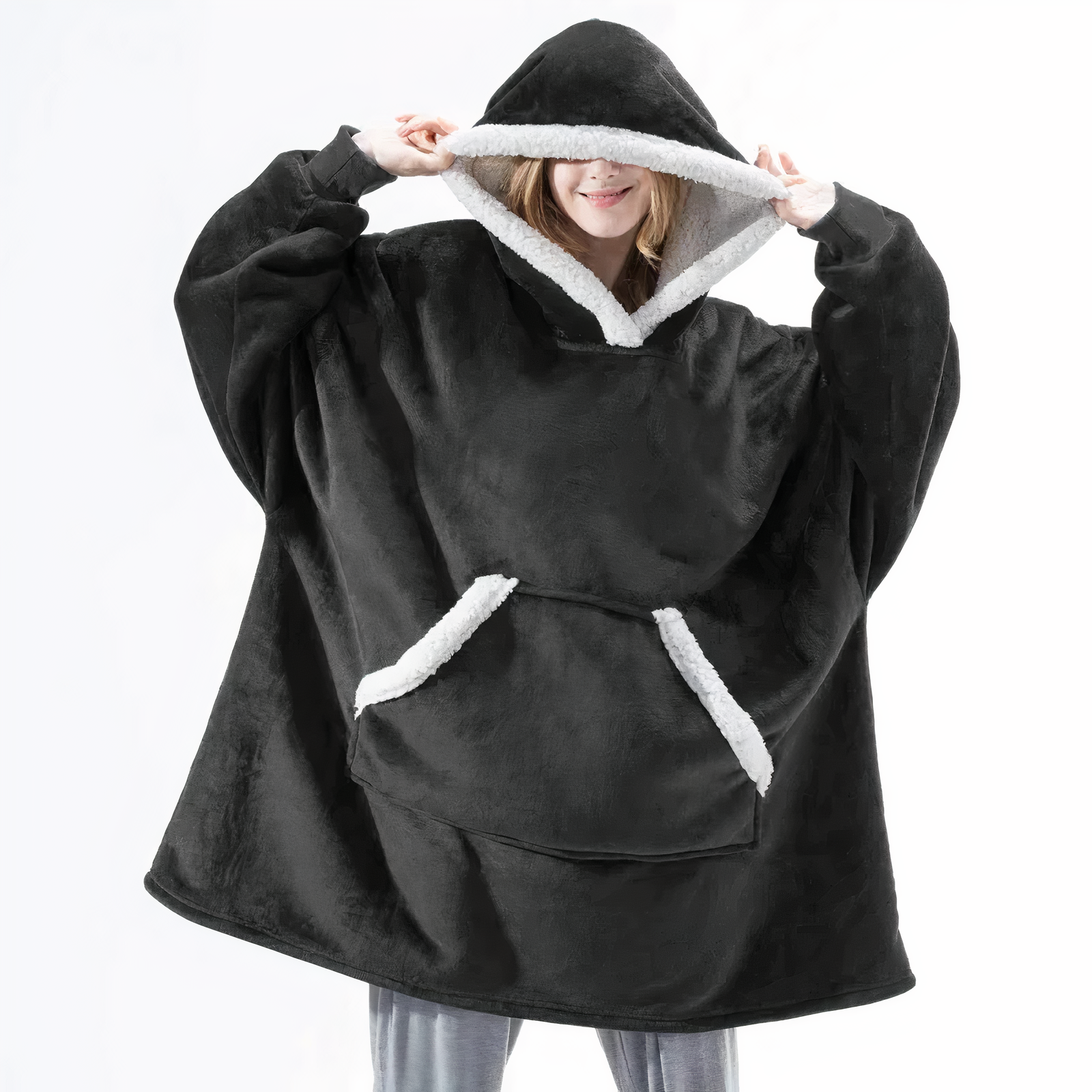 Elisa - Kuschelige Kuscheldecke Hoodie-CALLISTARI