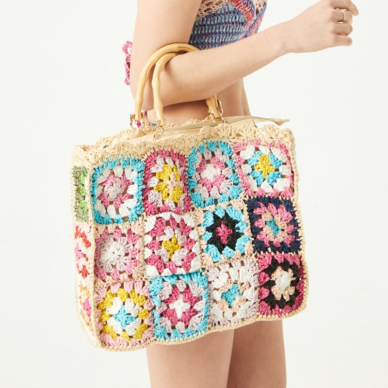 Bohemian Woven Handbag-CALLISTARI