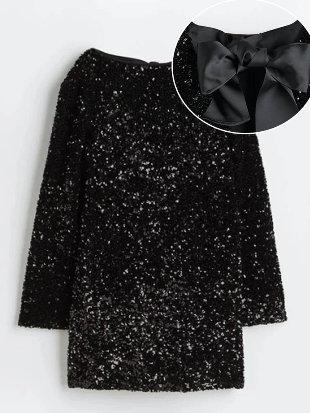 Sequined Tie-back Dress-CALLISTARI