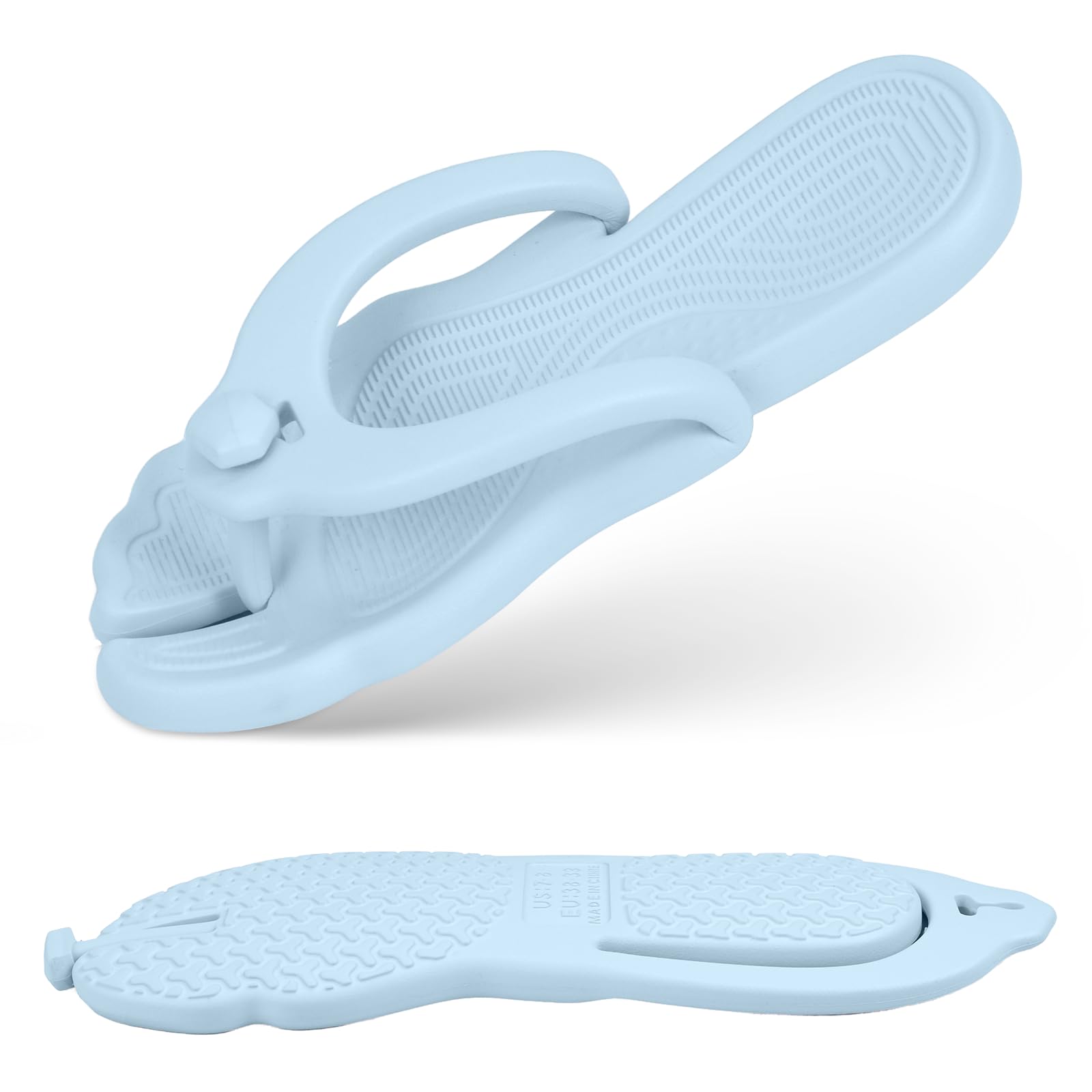 Foldable Travel Flip Flops ✈️ Lightweight Non-Slip Sandals