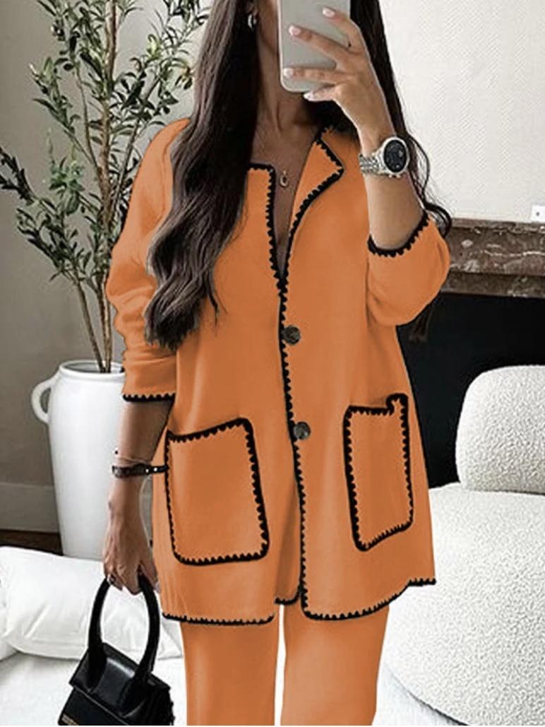 Fall Casual Pants Set-Mesadic