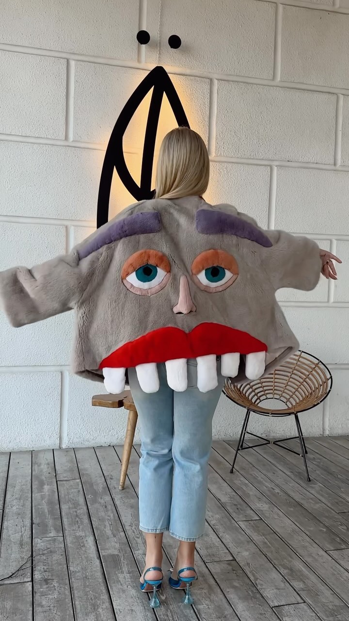 Fun and funny ugly face jacket-Trafni