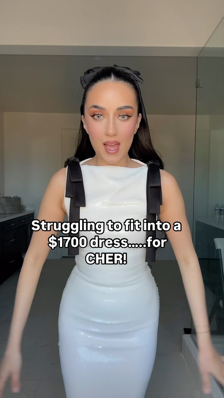 Designer chic white sequined maxi dress