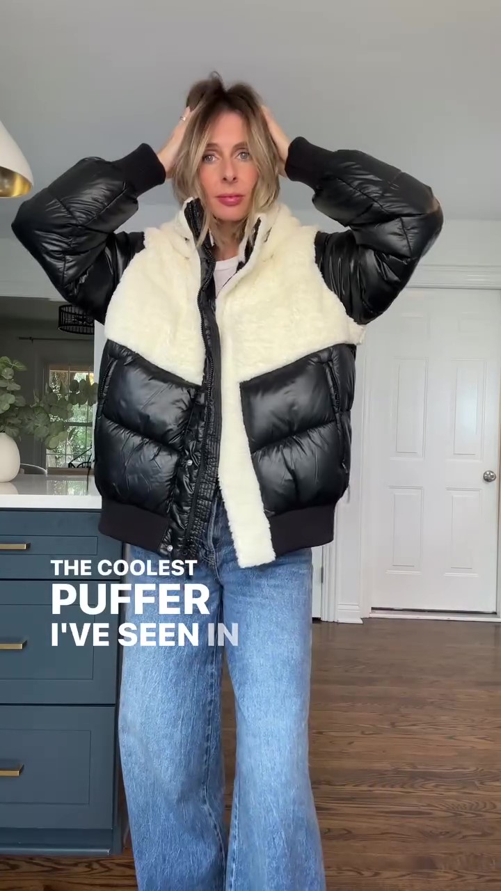 Designer cool fur coat