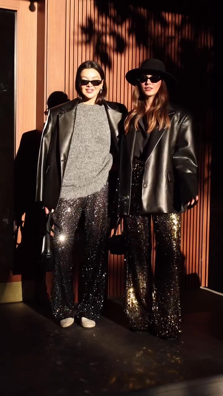 party sequin trousers