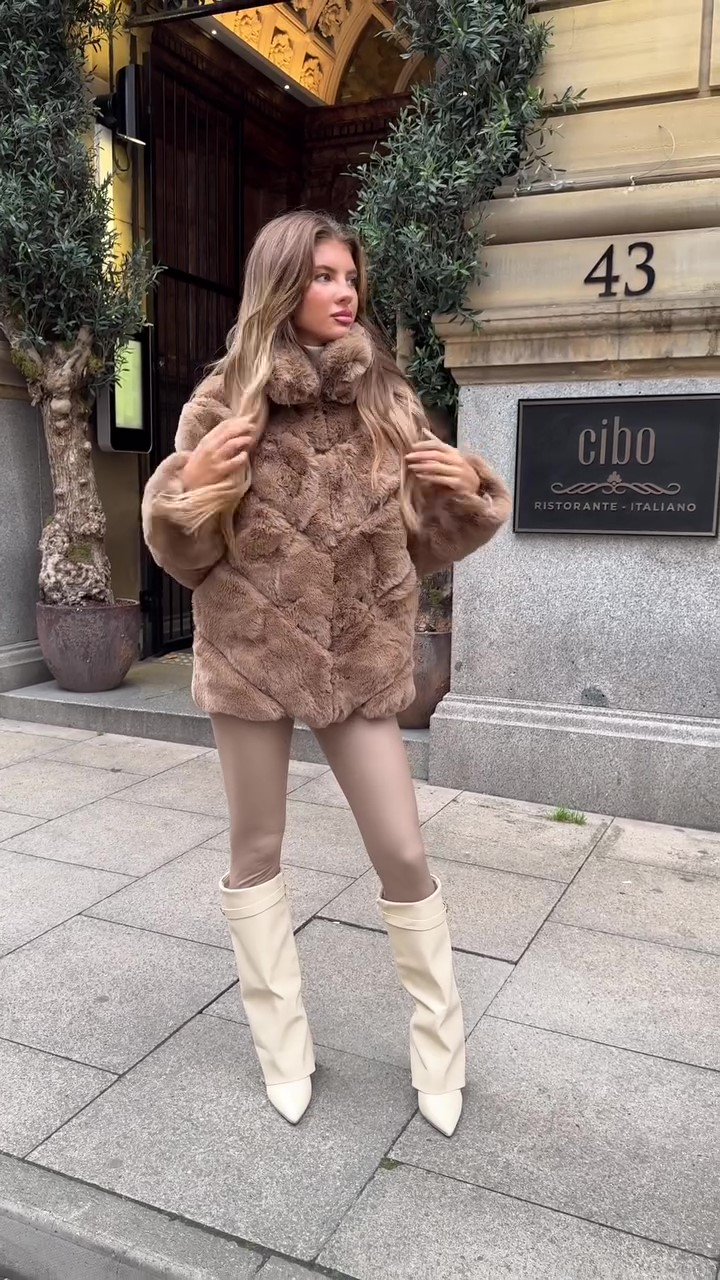 Designer fur winter coats