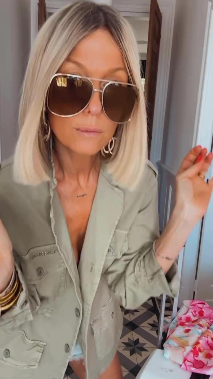 Vintage Embroidered Washed Denim Jacket