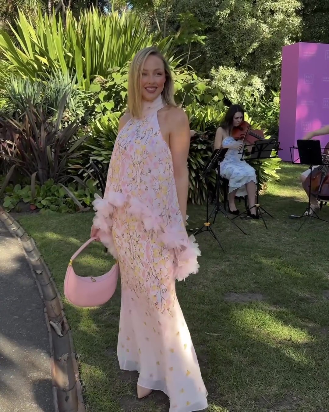 Party Chic Cape Maxi Dress