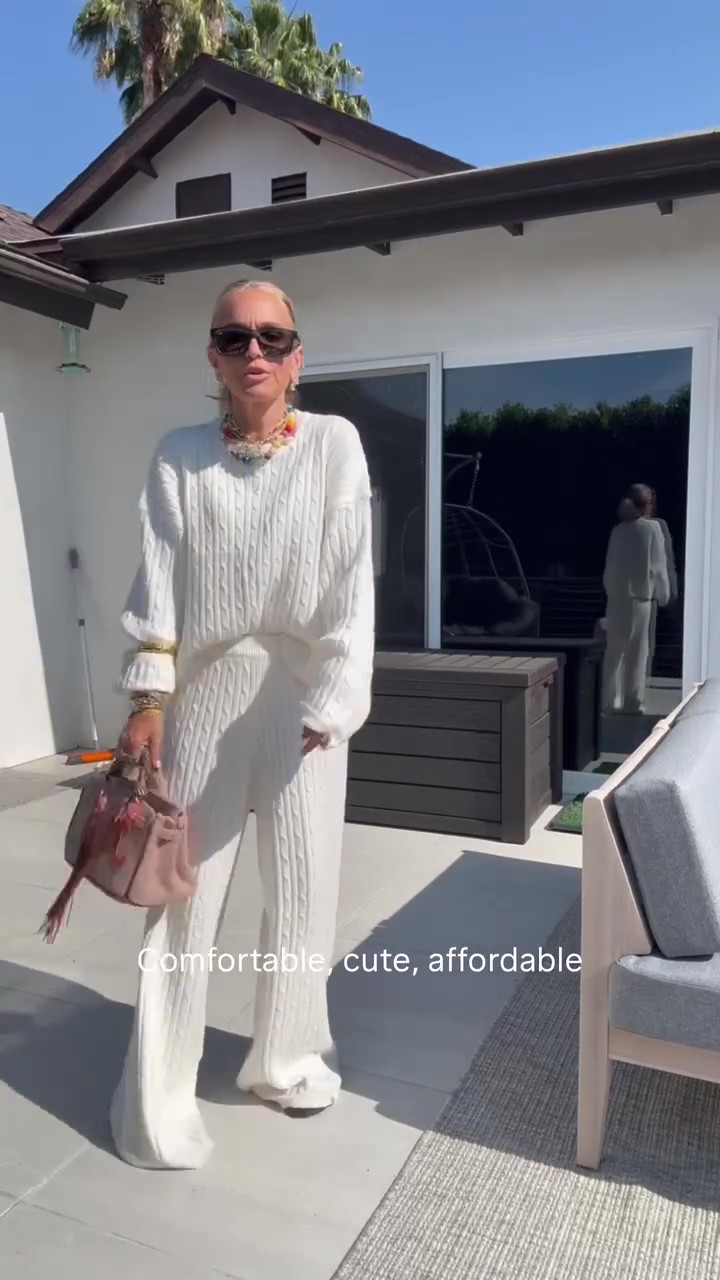 Luxe Cable Knit Matching Set