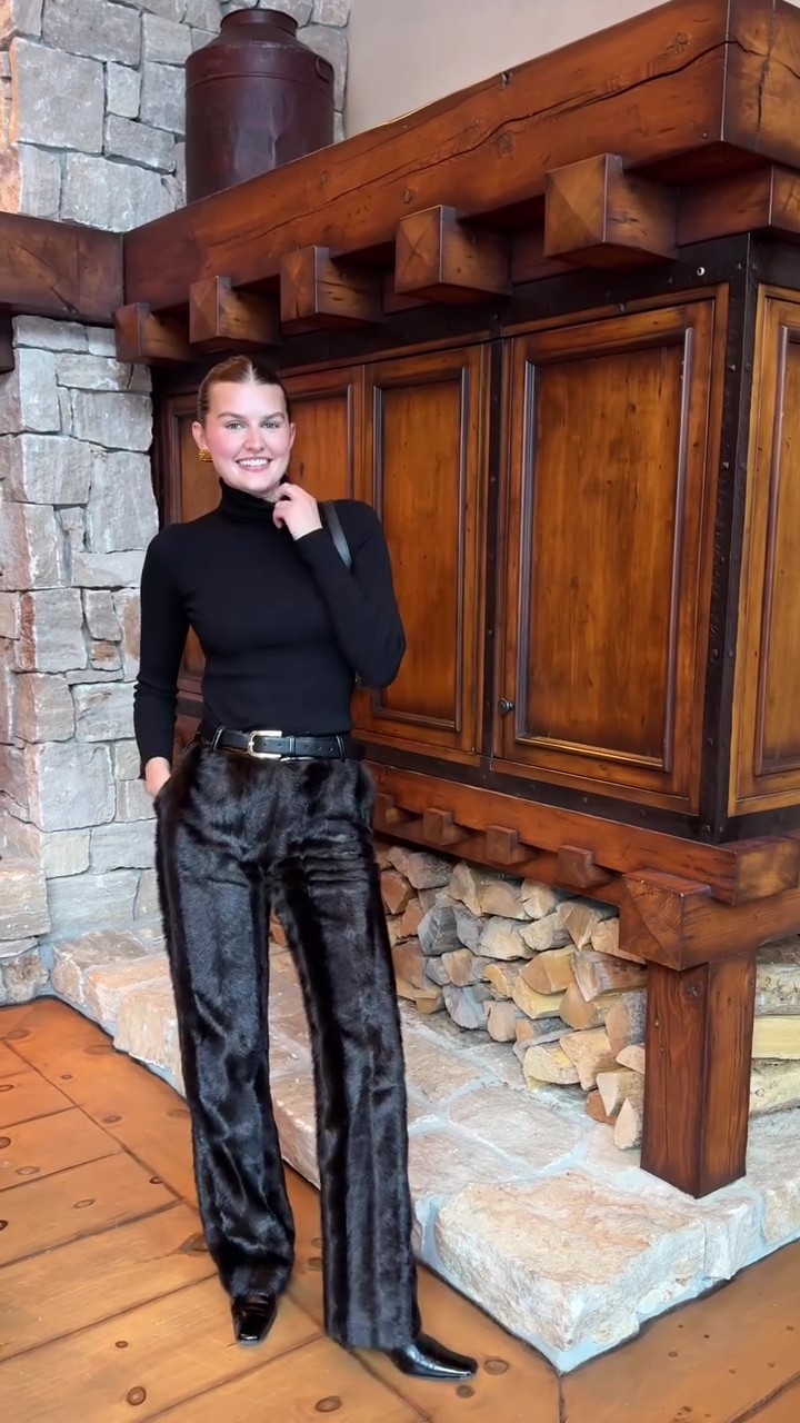 Designer black premium trousers