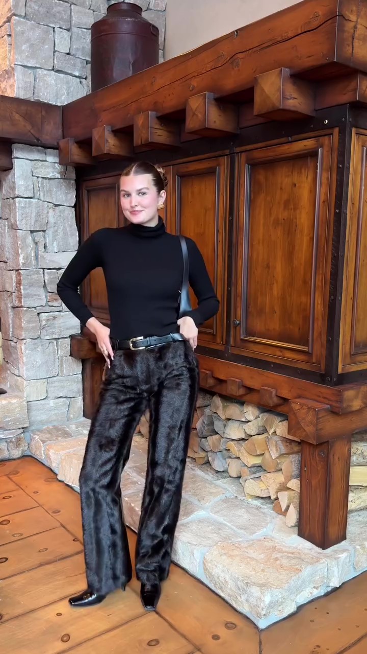 Designer black premium trousers