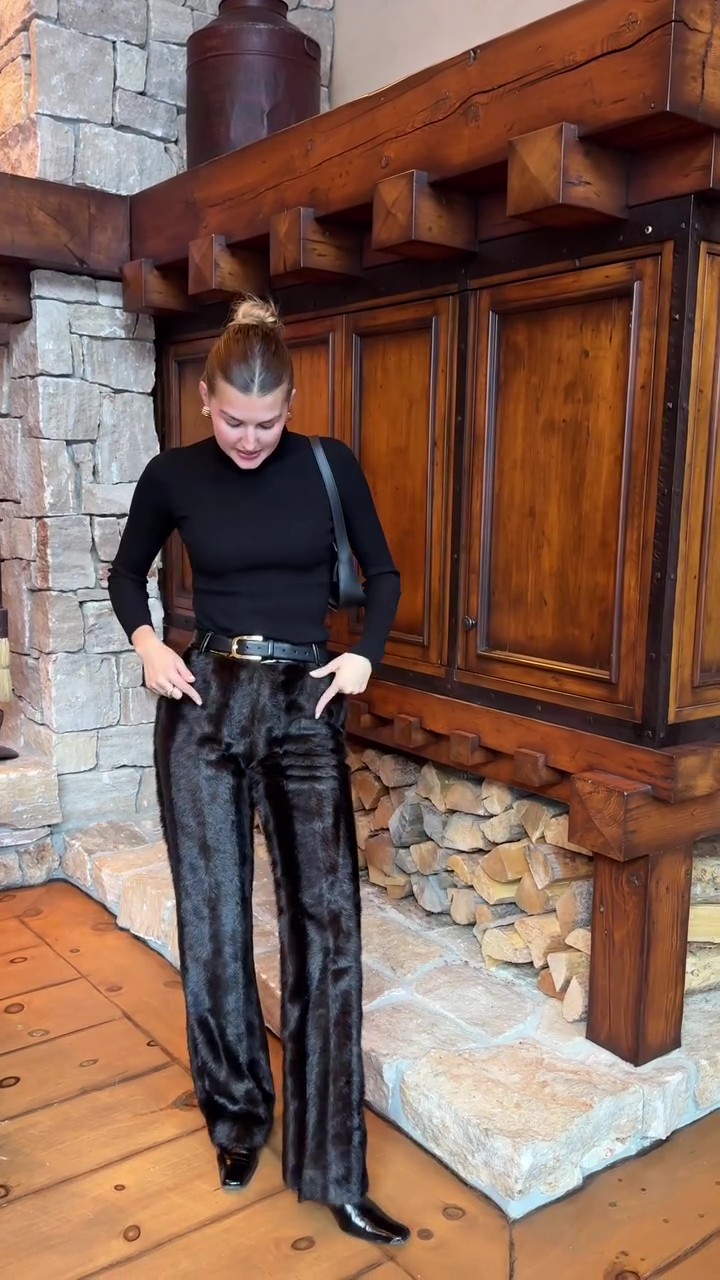 Designer black premium trousers