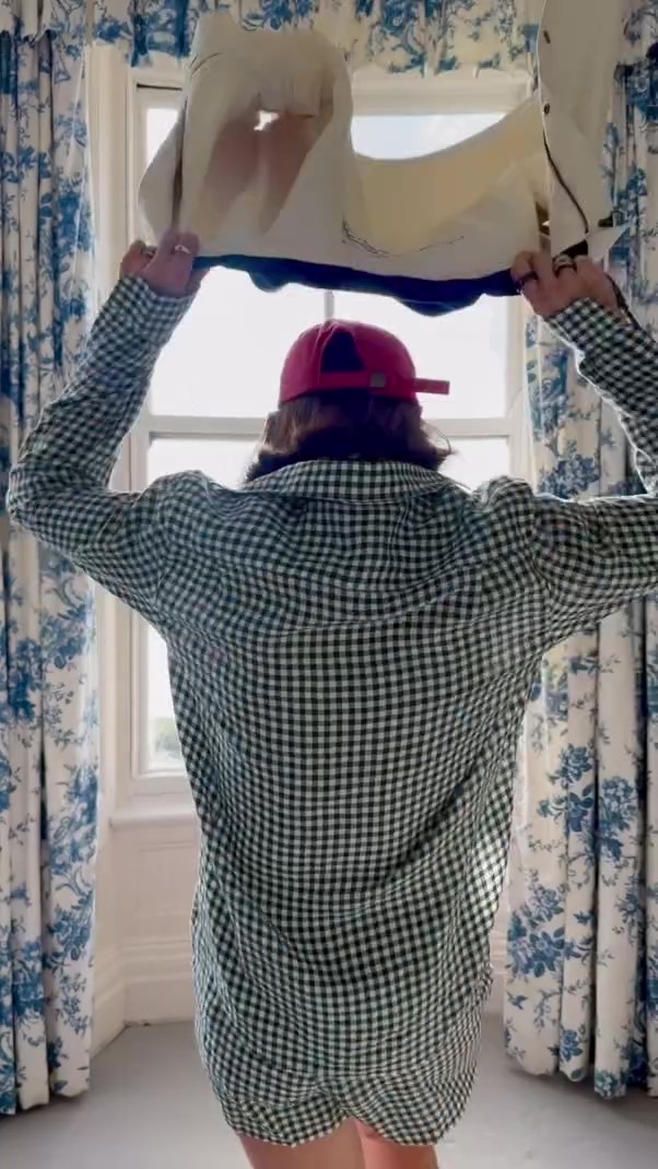 Casual Plaid Shorts Set