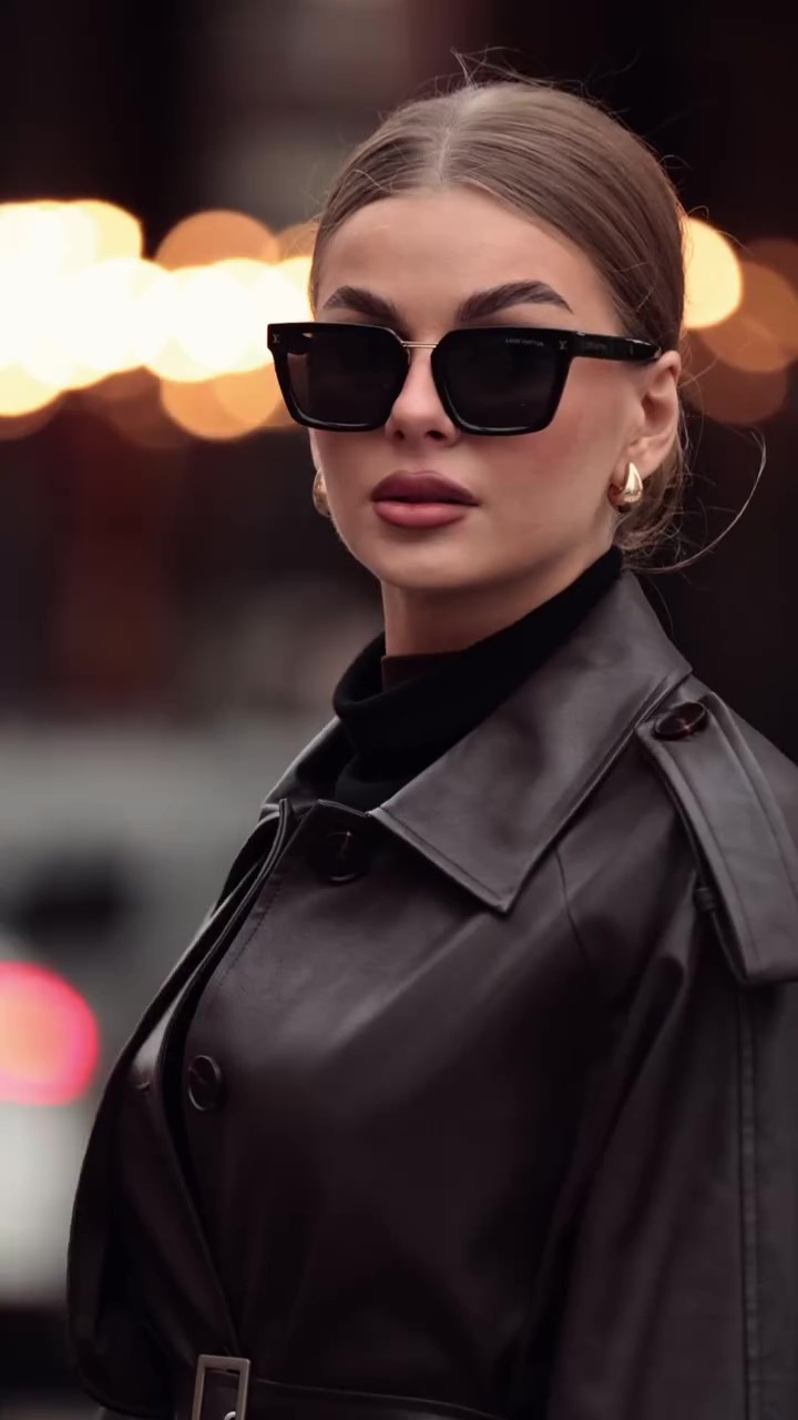 Brown trench coat leather jackets