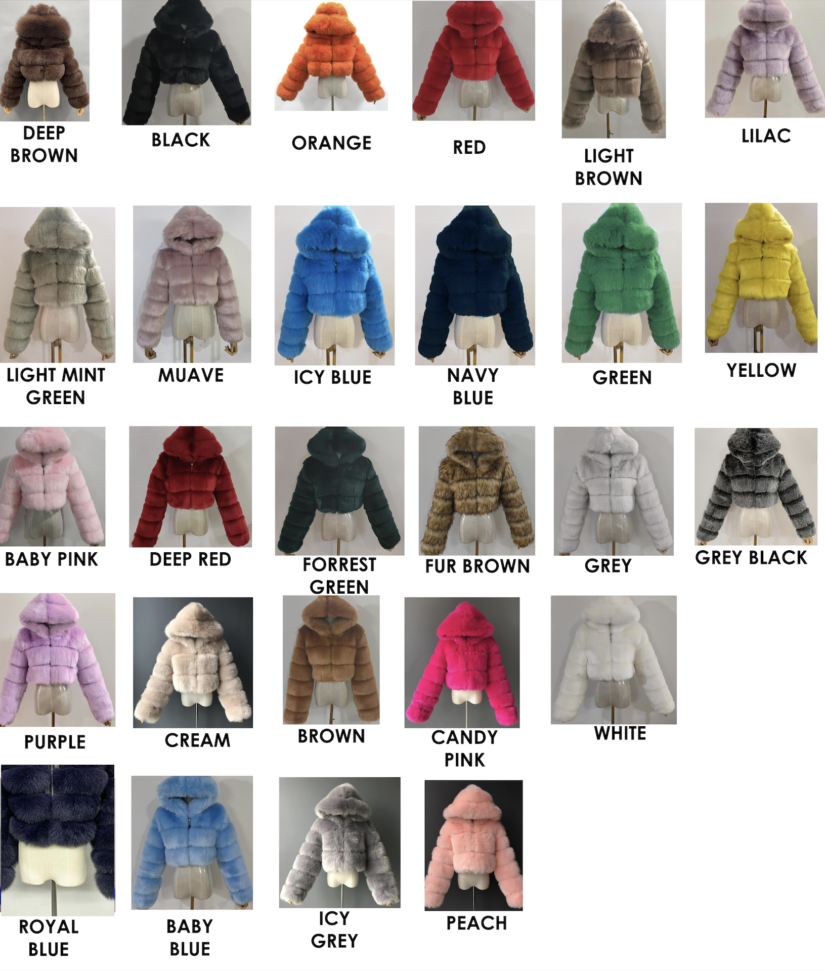 Hooded Faux Fur Bubble Coat-CALLISTARI