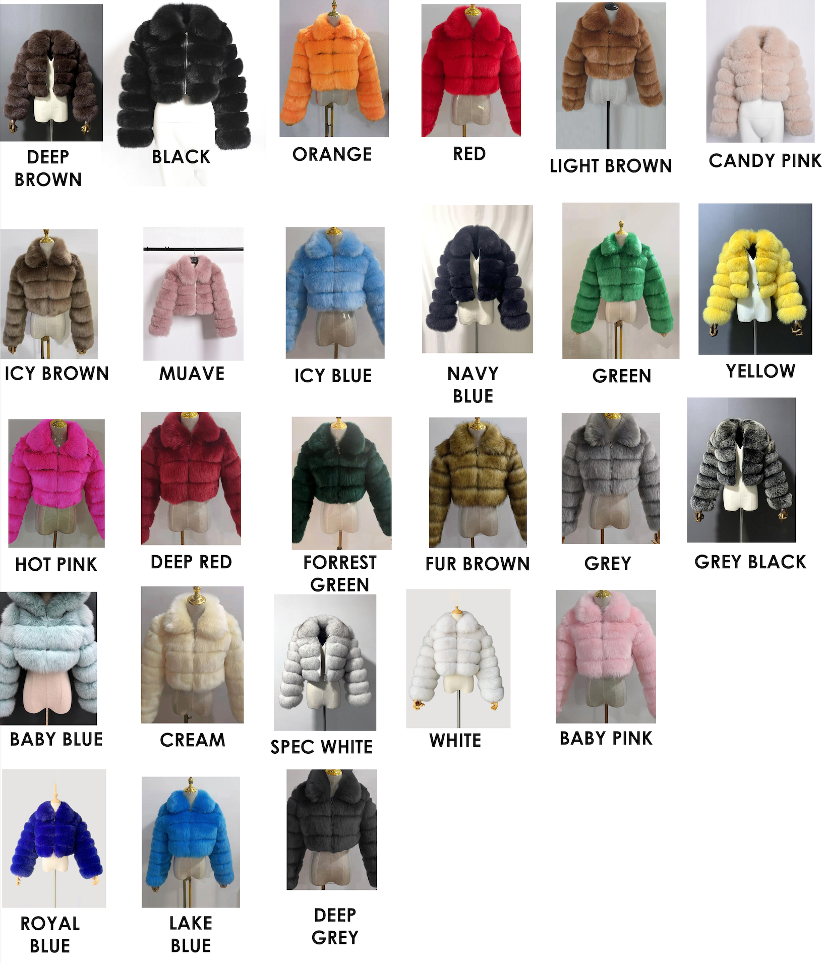 Collar Faux Fur Bubble Coat-CALLISTARI