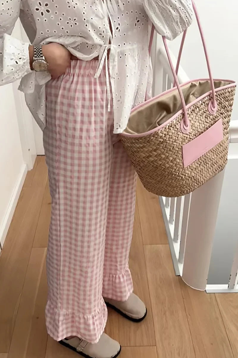 Peter Pan Collar Blouse with Ties-Trafni