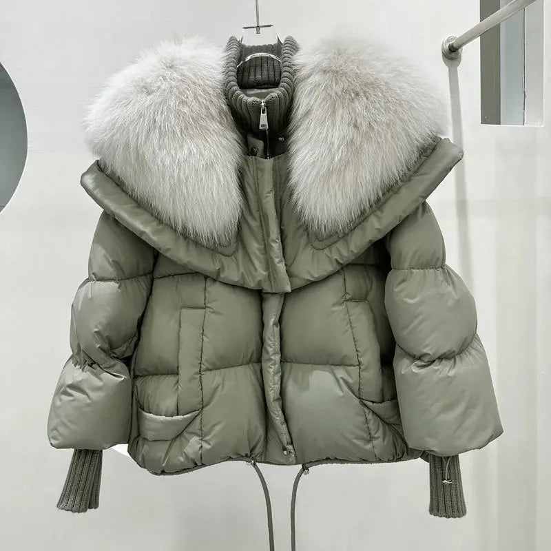 Fur Down Jacket-CALLISTARI