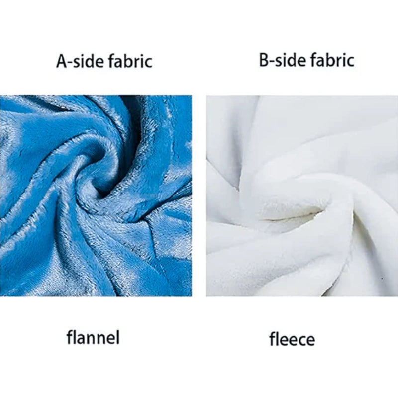 Ultra Soft Home Flannel Shark Hooded Blanket-CALLISTARI