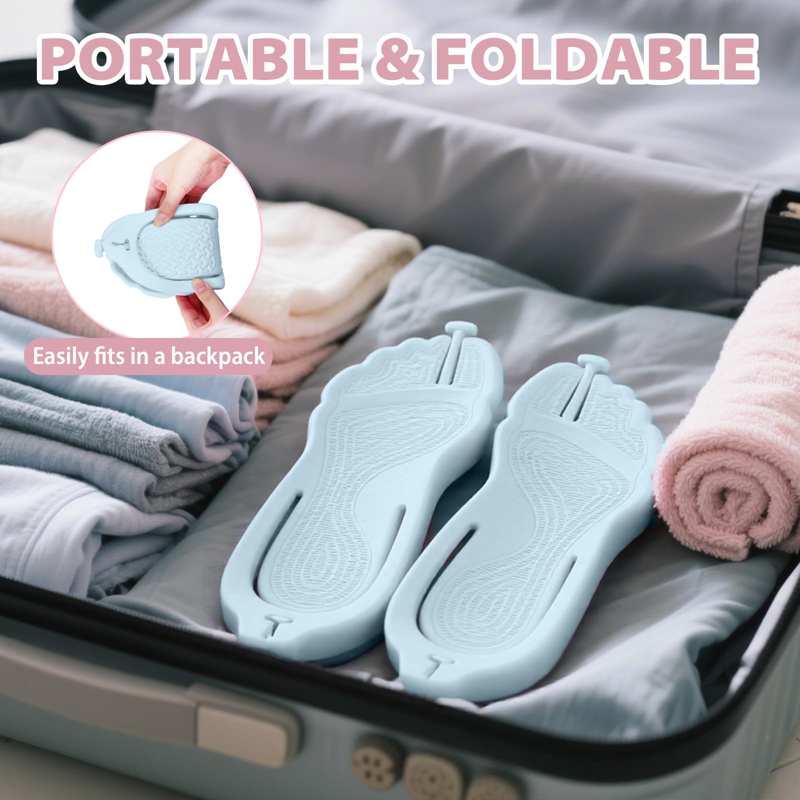 Foldable Travel Flip Flops ✈️ Lightweight Non-Slip Sandals