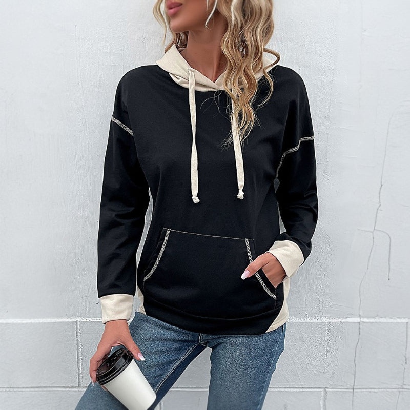 Stylish Embroidered Long Sleeve Sweater Hoodie-CALLISTARI