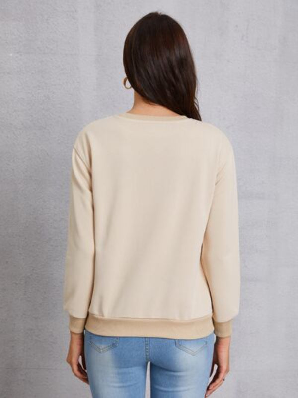 Butterfly Cross Flowers Printed Sweatshirt-CALLISTARI