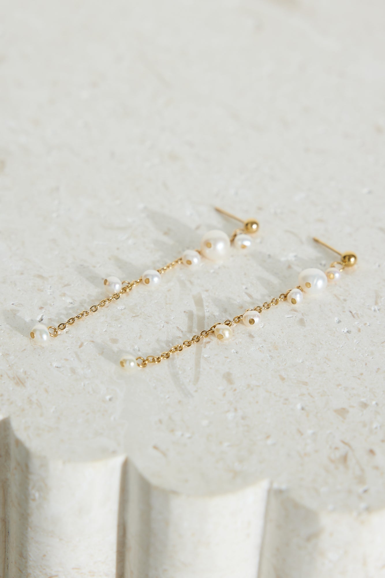 18K Gold Plated Celestial Flora Earrings-CALLISTARI