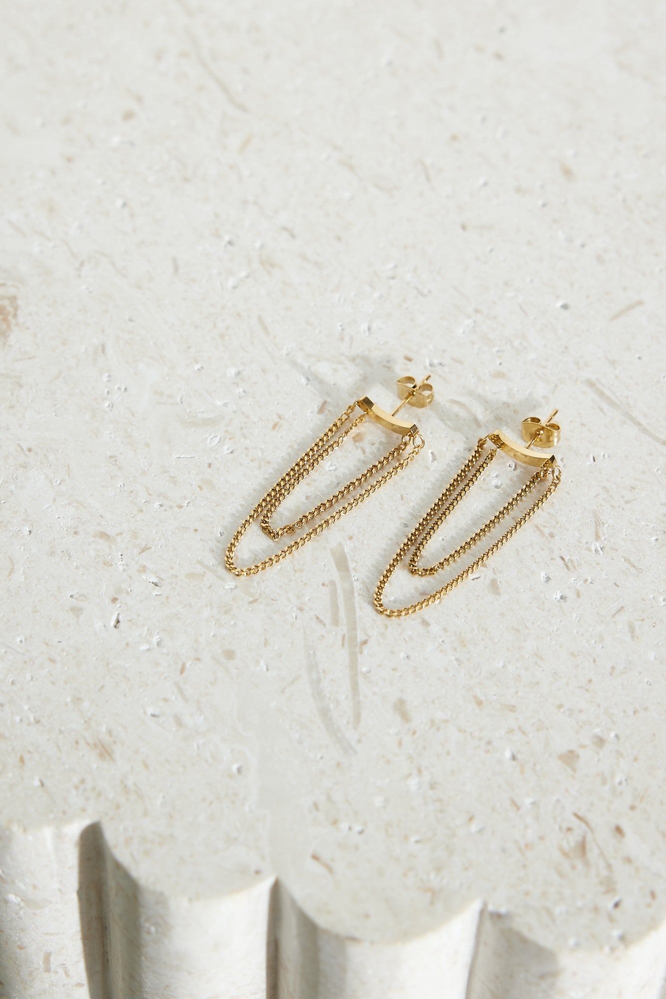 18K Gold Plated Glowing Valentina Earrings-CALLISTARI