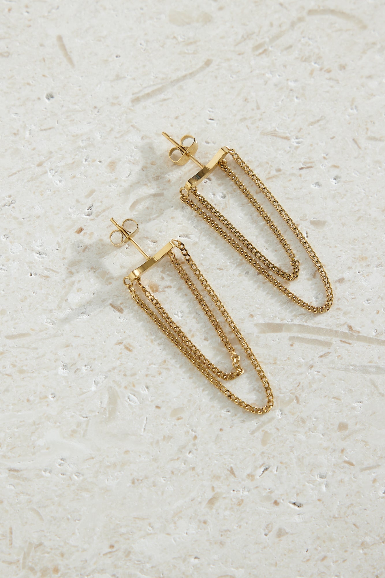 18K Gold Plated Glowing Valentina Earrings-CALLISTARI